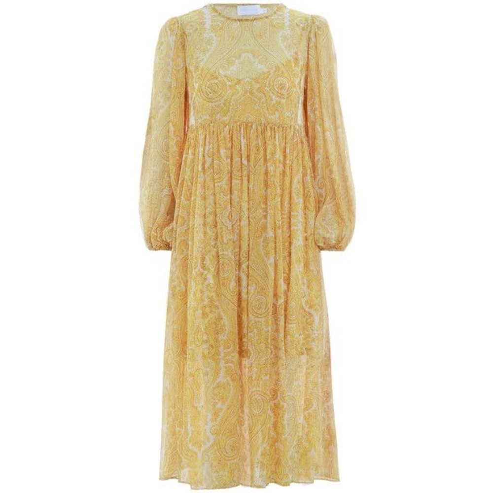 ZIMMERMANN Lumino Paisley Silk Georgette Dress